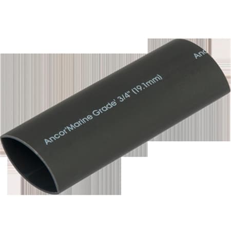 Ancor Adhesive Lined Heat Shrink Tube, 3:1 I.D. Shrink Ratio, Black, 48 in AN476582